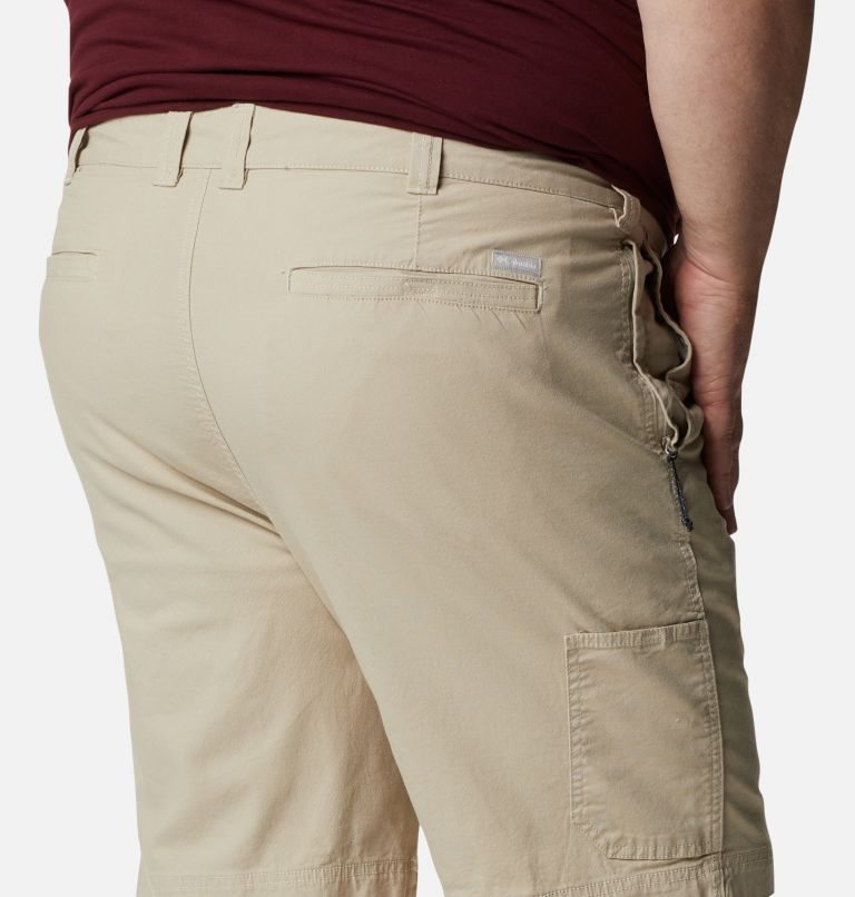 Men's Columbia Flex ROC Shorts Khaki | Plus Size CA-UC146